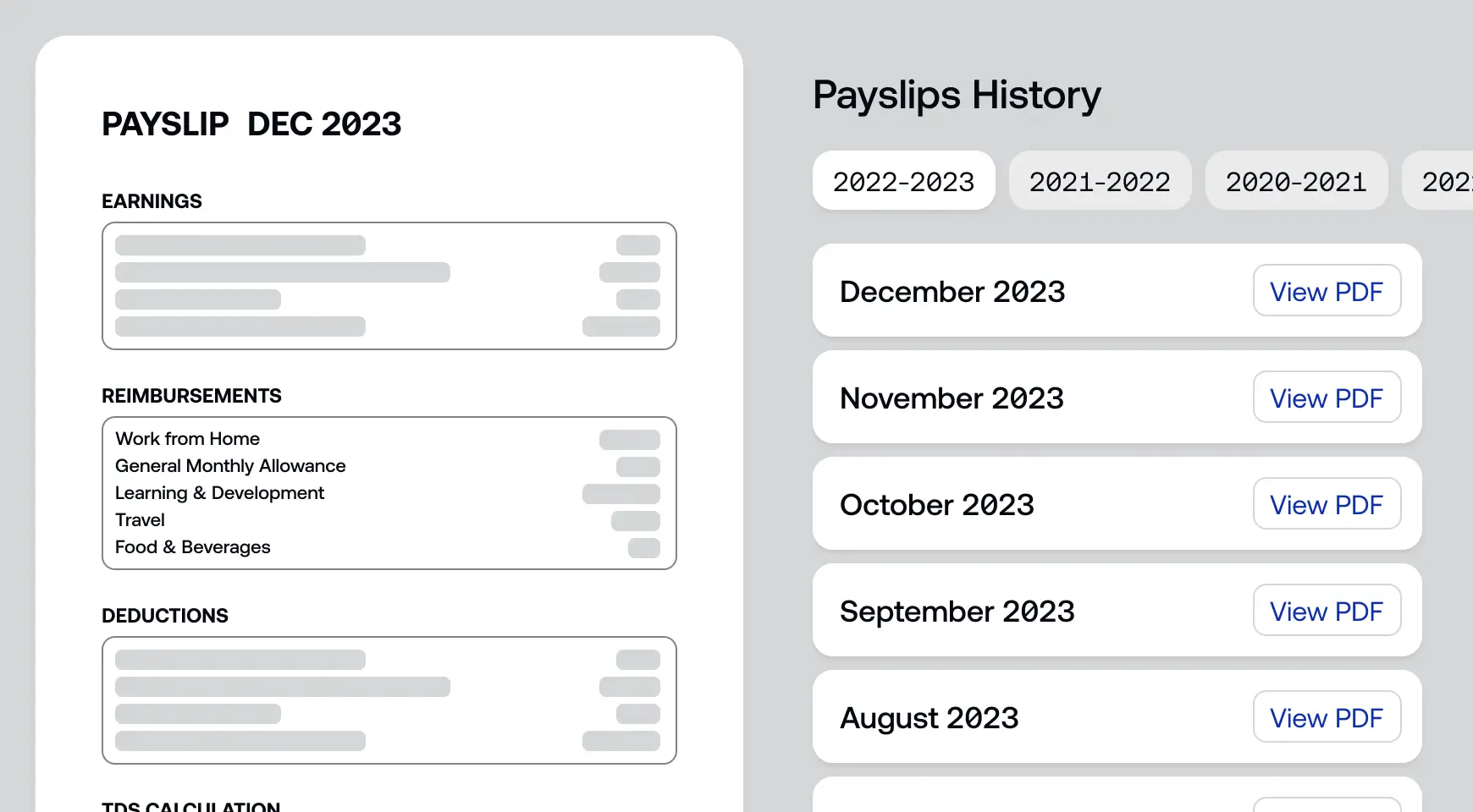Payslips Simplification Payslips Simplification